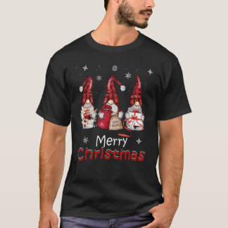 T-shirt Gnome Noël de famille pour les femmes Hommes Buffa