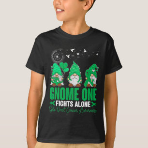 T-shirt Gnome One combat seul Gnomies Bile Duct Cancer Aw