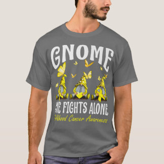 T-shirt Gnome One combat seul la sensibilisation au cancer