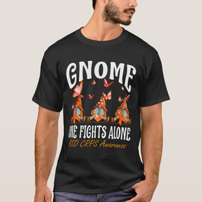 T-shirt Gnome One combat seul Rsd Crps Sensibilisation (Devant)
