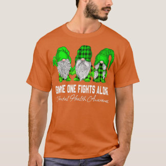 T-shirt Gnome One combat seul Sensibilisation à la santé m