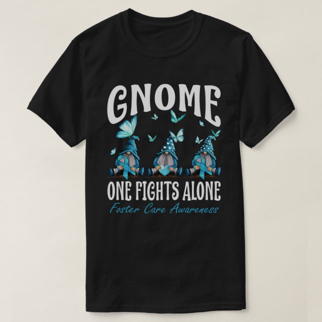 T-shirt Gnome One combat seul Sensibilisation aux soins d' (Design devant)