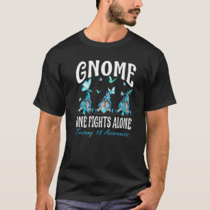 T-shirt Gnome One combat seul Trisomie 18 Sensibilisation