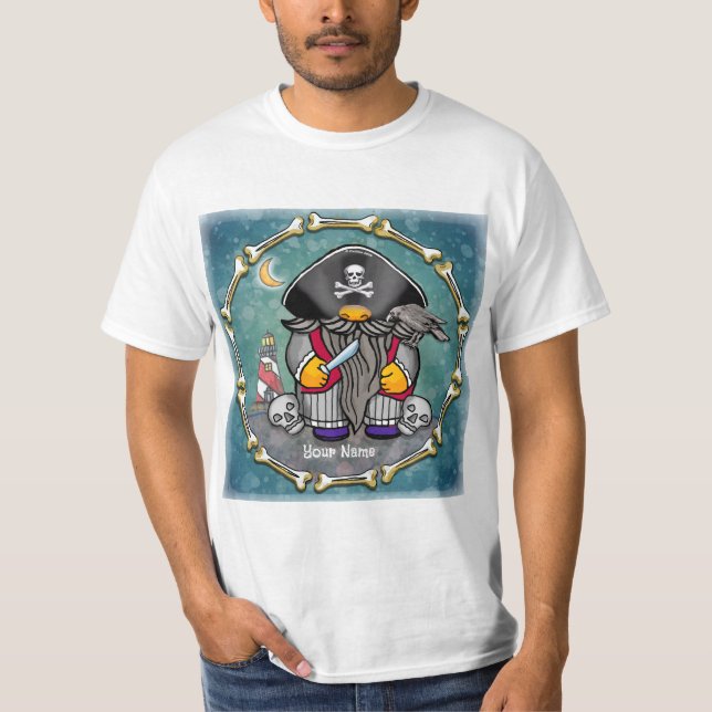T-shirt Gnome pirate  (Devant)