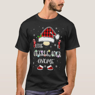 T-shirt Gnome Pom-Pom Famille Noël Plaid Buffalo P