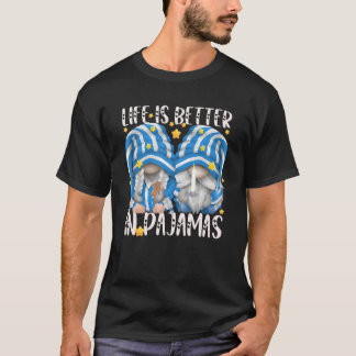 T-shirt Gnome Pour Femmes Longtemps Dormir Au Pajamas