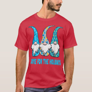 T-shirt Gnome Pour Les Vacances Hanoukka Juif Noël