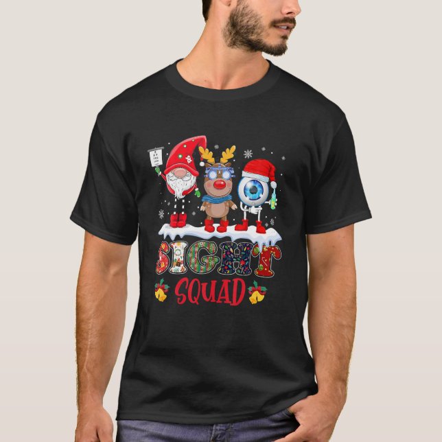 T-shirt Gnome Reindeer Père Noël Noël O (Devant)