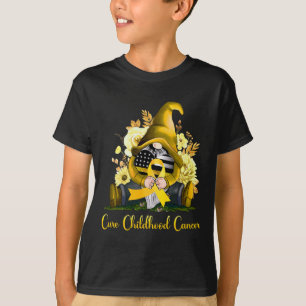 T-shirt Gnome Ruban Doré de Sensibilisation à la Guérison