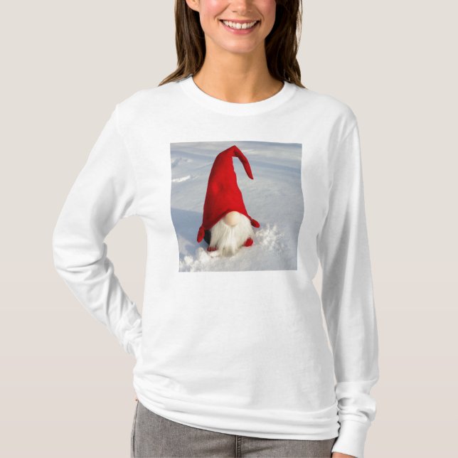 T-shirt Gnome scandinave de Noël (Devant)