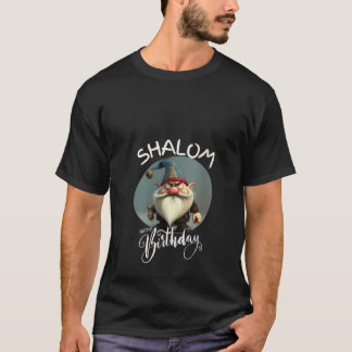 T-shirt Gnome Shalom Femme Joyeux Anniversaire Gnome s Gno