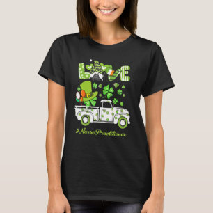 T-shirt Gnome Shamrock Camion Love Orthopédique Infirmière