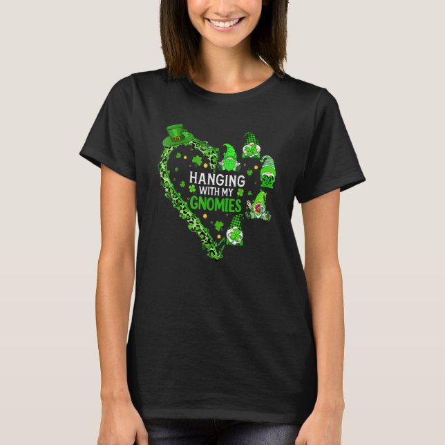 T-shirt Gnome St Patrick S Day pendre Avec Mes Gnomies Sha (Devant)