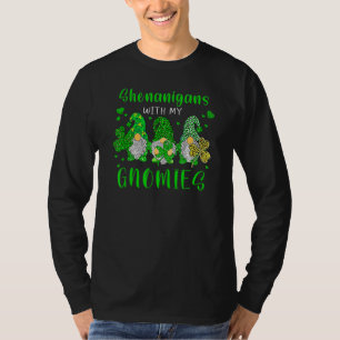 T-shirt Gnome St Patrick Shenanigans Jour Avec Mes Gnomes