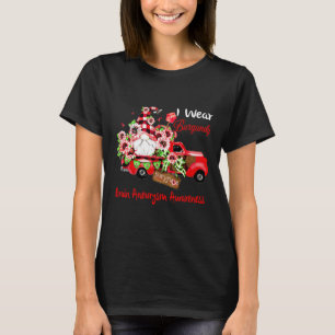 T-shirt Gnome Survivant Sensibilisation à l'anévrisme céré
