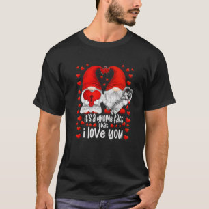 T-shirt Gnome Valentines Décor Jour Pour Couples Gnome Fac