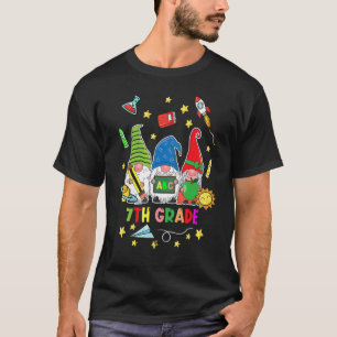 T-shirt Gnomes 7e année d'équipage de premier jour enseign