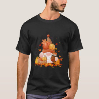T-shirt Gnomes automne gnomes automnaux citrouille Spice T