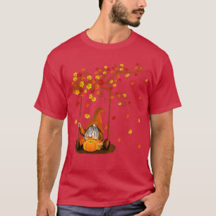 T-shirt Gnomes citrouilles Automne Mignons Halloween Thank