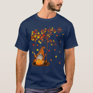 T-shirt Gnomes citrouilles Automne Mignons Halloween Thank