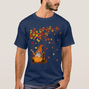 T-shirt Gnomes citrouilles Automne Mignons Halloween Thank
