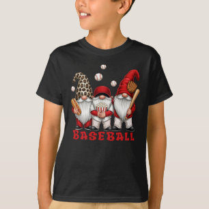 T-shirt Gnomes De Baseball, Gnomes De Sport Drôle