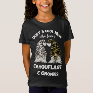 T-Shirt Gnomes De Camouflage Drôle Pour Maman Cool - Gnomi