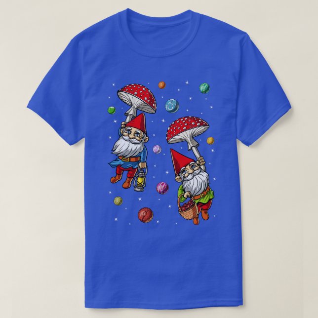 T-shirt Gnomes de champignons forestiers 1 (Design devant)