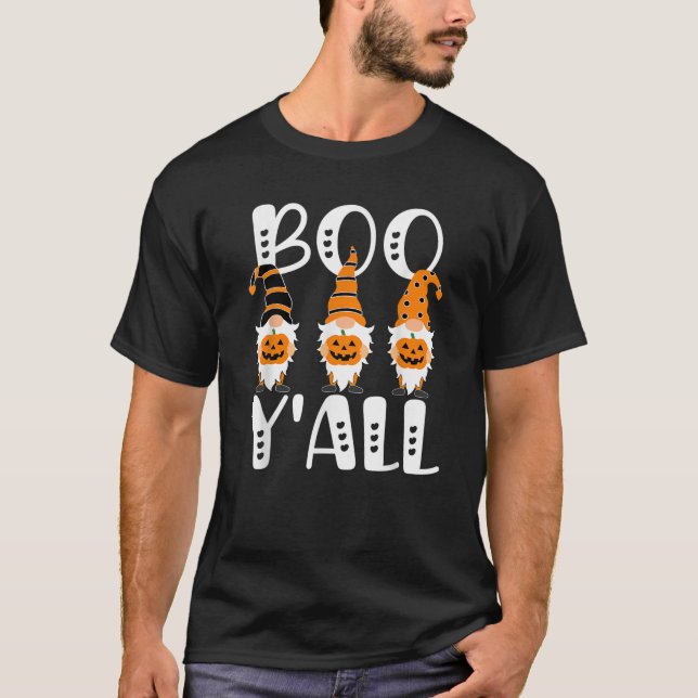 T-shirt GNOMES de Halloween BOO Y ALL  (Devant)