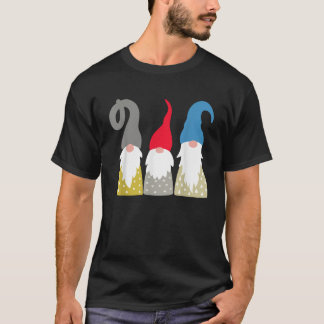 T-shirt Gnomes de Noël Hygge Gnomes de vacances Gnomes drô
