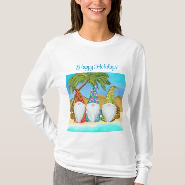 T-SHIRT GNOMES DE PLAGE      (Devant)