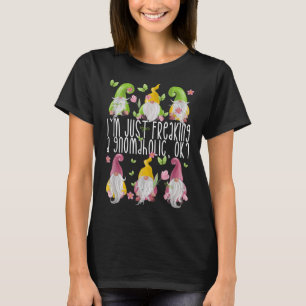 T-shirt Gnomes D'Été Drôle Pour Les Femmes Qui Aiment Gnom