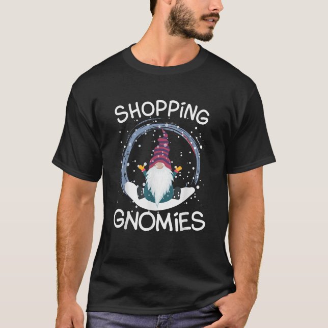 T-shirt Gnomes drôle Shopping Gnomies Costume Noël Gi (Devant)