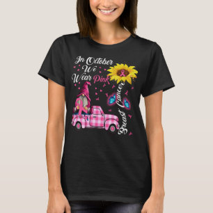 T-shirt Gnomes En Octobre Nous Portons Le Cancer Du Sein R