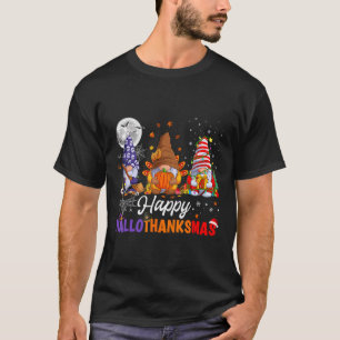 T-shirt Gnomes Halloween Thanksgiving Christmas Happy Hall