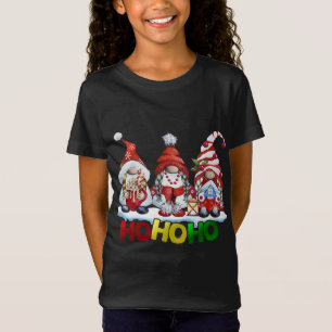 T-Shirt Gnomes Ho-Ho Amusants Joyeux Noël Famille Correspo
