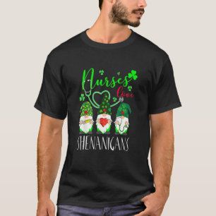 T-shirt Gnomes Infirmières Aimer Shenanigans Amusants Infi