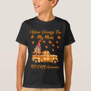 T-shirt Gnomes Je Porte Orange Pour Ma Maman RSD CRPS Sens