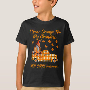 T-shirt Gnomes Je Porte Orange Pour Mon Grand-Père RSD CRP