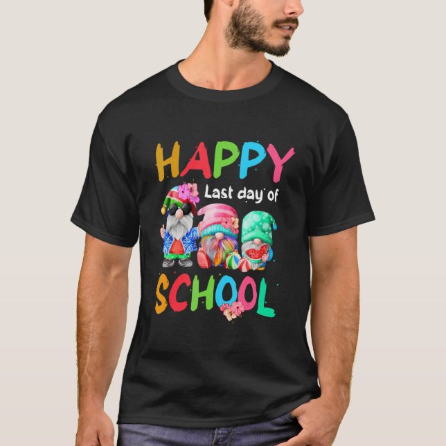 T-shirt Gnomes Joyeux Jour De L'Enseignant Enseignant Gr (Devant)