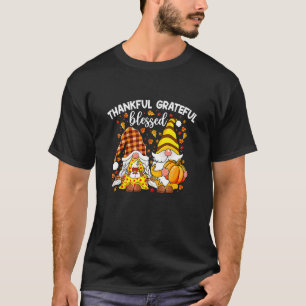 T-shirt Gnomes mignons Couple Avec Épice Citrouille Chute