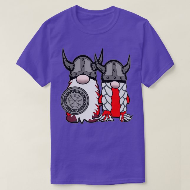 T-shirt Gnomes nordiques mignons Viking Tomte Couple Scand (Design devant)