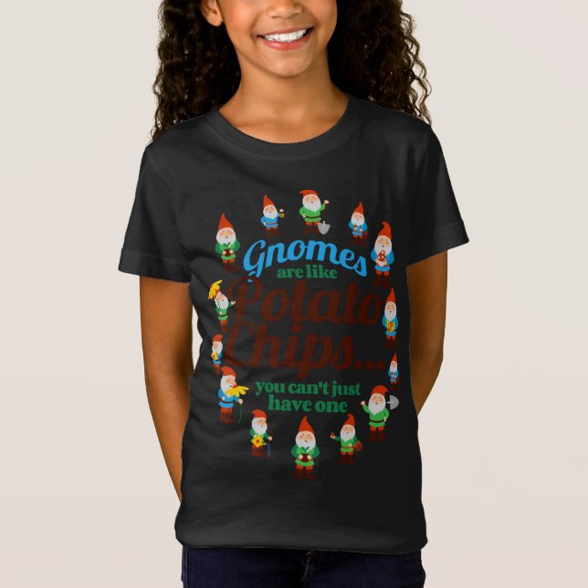 T-Shirt Gnomes sont comme des chips de pommes de terre Jar (Devant)