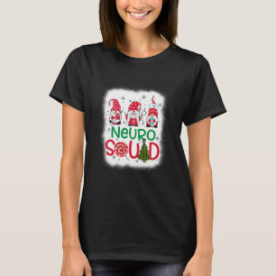 T-shirt Gnomies de l'équipe Neuro blanchies Infirmière Pin