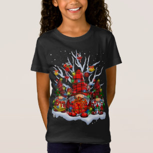 T-Shirt Gnomies Père Noël Gnome Pajama de Noël