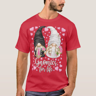 T-shirt Gnomies Pour La VieMariée Unique Et Groom Pour Bac