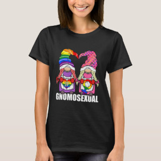 T-shirt Gnomosexuel Lgbtq Gnome Lesbian Love