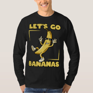 T-shirt Go Bananas Cool Thug Banana avec lunettes de solei