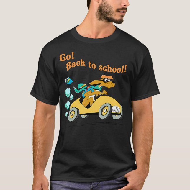 T-shirt Go Dog Go Back To School (Devant)