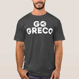 T-shirt Go Greco Greco Lutte de lutteur romaine